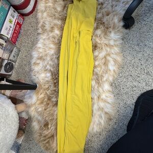 Lululemon Athletica Vibrant Yellow Leggings